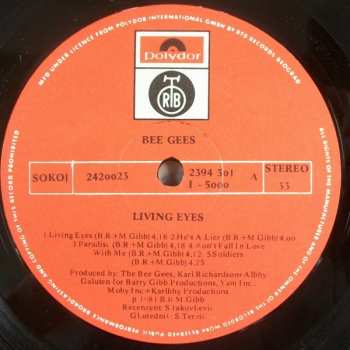 LP Bee Gees: Living Eyes 309855