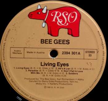 LP Bee Gees: Living Eyes 664722