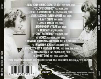 CD Bee Gees: Melbourne 1971 595721