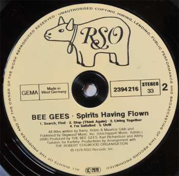 LP Bee Gees: Spirits Having Flown 630107