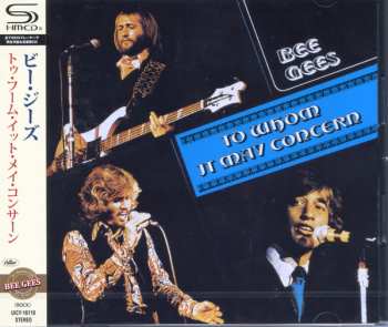 CD Bee Gees: To Whom It May Concern = トゥ・フーム・イット・メイ・コンサーン 578737