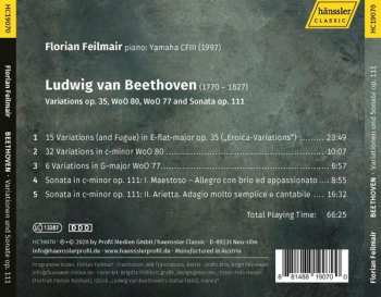 CD Ludwig van Beethoven: Variations Op. 35, WoO 9-, WoO 77 And Sonata Op. 111 558769