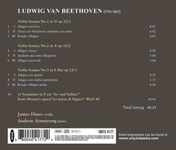 CD Ludwig van Beethoven: Violin Sonatas 1-3 546706