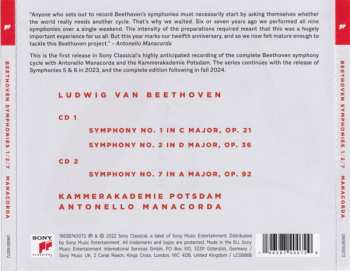 2CD Ludwig van Beethoven: Symphonies 1 / 2 / 7 424141