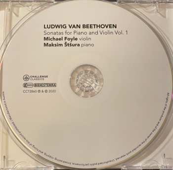 CD Ludwig van Beethoven: Sonatas For Piano And Violin  Vol.1 609064