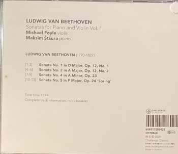 CD Ludwig van Beethoven: Sonatas For Piano And Violin  Vol.1 609064