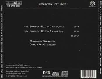 SACD Ludwig van Beethoven: Symphonies Nos 2 & 7 660183