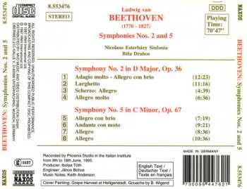 CD Ludwig van Beethoven: Symphonies Nos. 2 And 5 658237