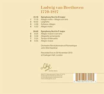 CD Ludwig van Beethoven: Symphonies 2&8 633533