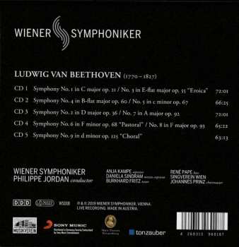 5CD/Box Set Ludwig van Beethoven: Symphonies DIGI 429081