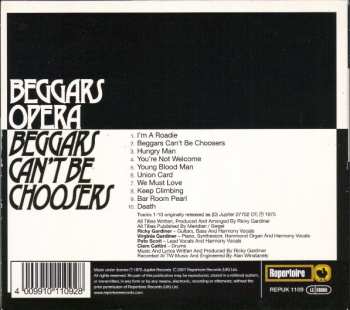 CD Beggars Opera: Beggars Can't Be Choosers DIGI 376339