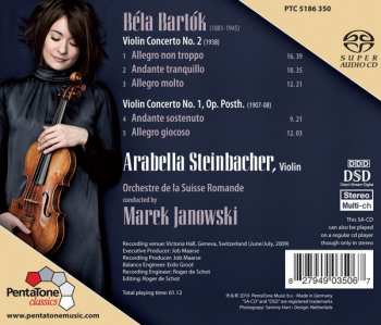 SACD Béla Bartók: Béla Bartók The 2 Violin Concertos 282141