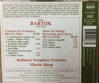 CD Béla Bartók: Concerto For Orchestra / Music For Strings, Percussion And Celesta 309289