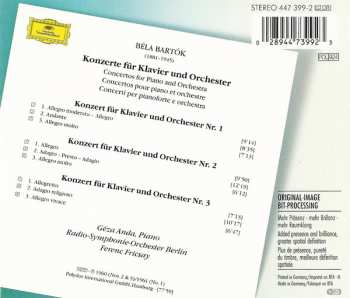 CD Ferenc Fricsay: Klavierkonzerte 1 - 3 = The Piano Concertos = Les Concertos Pour Piano 44875