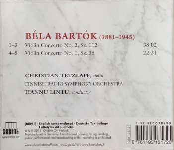 CD Béla Bartók: Violin Concertos 1 & 2 437729