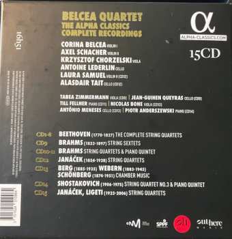 15CD/Box Set Belcea Quartet: The Alpha Classics Complete Recordings 647227