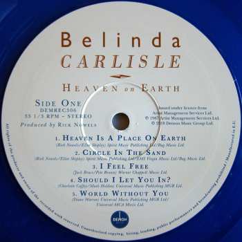 LP Belinda Carlisle: Heaven On Earth CLR 15692