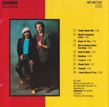 CD Bellamy Brothers: Restless 644672