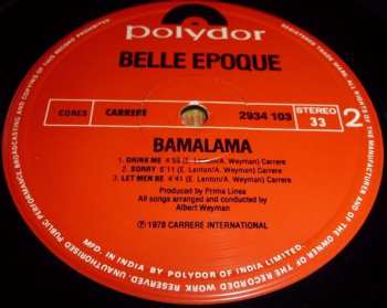 LP Belle Epoque: Bamalama 387370