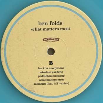 LP Ben Folds: What Matters Most CLR | LTD 509066