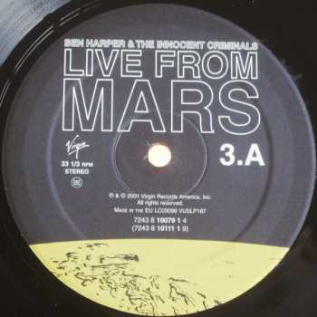 4LP Ben Harper & The Innocent Criminals: Live From Mars 565421