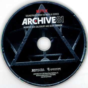 CD Ben Salisbury: Archive 81 (Soundtrack From The Netflix Series) 576697