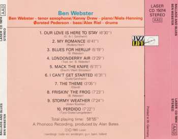 CD Ben Webster: Ballads And Blues 545963