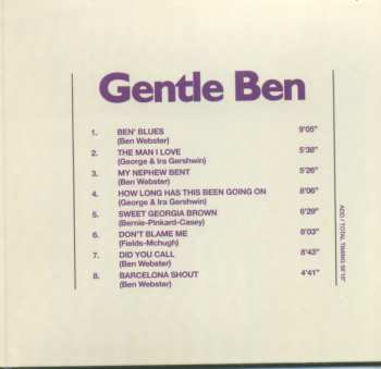 CD Ben Webster: Gentle Ben 393987