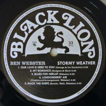 LP Ben Webster: Stormy Weather 569331