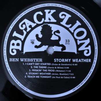 LP Ben Webster: Stormy Weather 569331