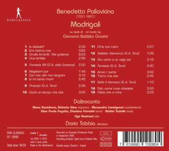 CD Benedeto Pallavicino: Madrigali Su Testi Del Guarini 407802