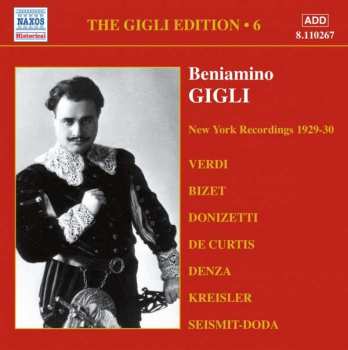 Album Beniamino Gigli: Gigli Edition No.6: New York Recordings 1929-30