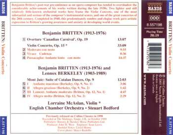 CD Benjamin Britten: Violin Concerto 484583