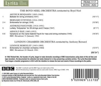 CD The London Chamber Orchestra: Works For String Orchestra 645677