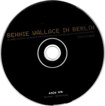 CD Bennie Wallace: Bennie Wallace In Berlin 613960