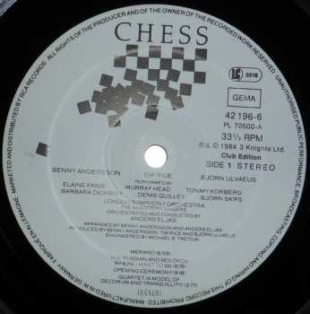 2LP Benny Andersson: Chess 638392