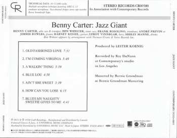 CD Benny Carter: Jazz Giant LTD 566433