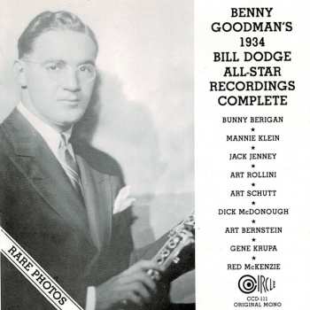 CD Benny Goodman: 1934 Bill Dodge All-Star Recordings Complete 606294