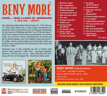 CD Beny Moré Y Su Orquesta: Pare... Que Llegó El Bárbaro + Así Es... Beny LTD | DIGI 92149