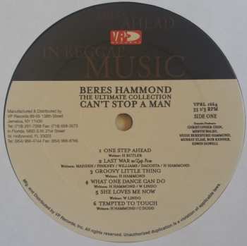 3LP Beres Hammond: Can't Stop A Man: The Ultimate Collection 617801