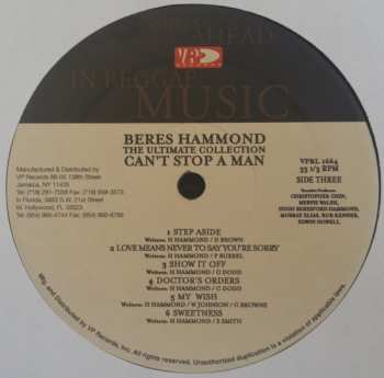 3LP Beres Hammond: Can't Stop A Man: The Ultimate Collection 617801