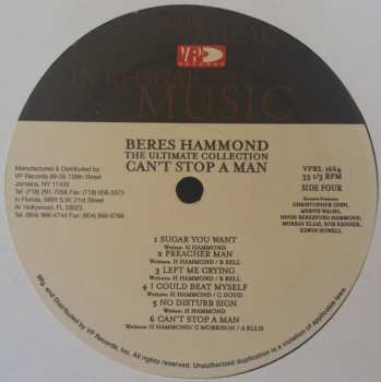 3LP Beres Hammond: Can't Stop A Man: The Ultimate Collection 617801