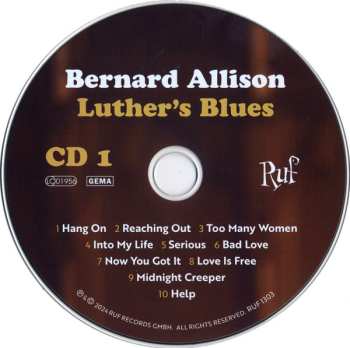 2CD Bernard Allison: Luther's Blues 580460