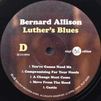 2LP Bernard Allison: Luther's Blues 567181