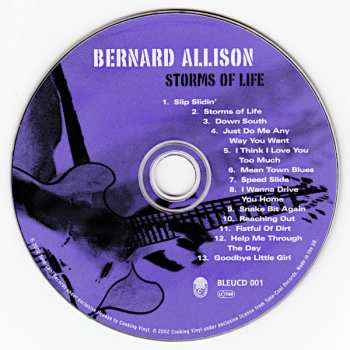 CD Bernard Allison: Storms Of Life 499338