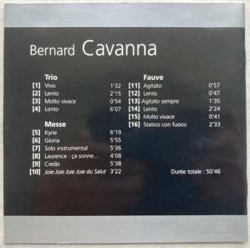 CD Bernard Cavanna: Trio Avec Accordéon, Messe Un Jour Ordinaire, Fauve 576310