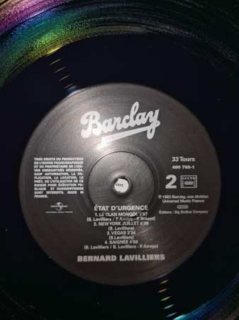 LP Bernard Lavilliers: État d'urgence 566900