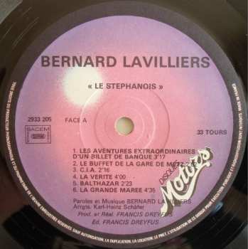 LP Bernard Lavilliers: Le Stéphanois 442688