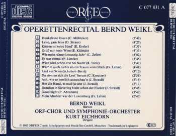 CD Bernd Weikl: Operettenrecital Mit Bernd Weikle 628562