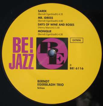 LP Berndt Egerbladh Trio: Schizo 579279